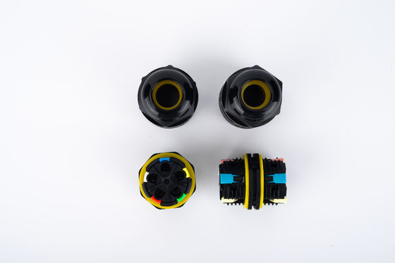 Kabelverbinder 32A 250VAC IP68 Wasserdicht 2-Wege-Verbinder 6-12mm DIA