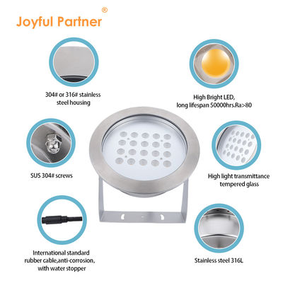 IP68 LED Unterwasserlicht 20W 40W 60W 80W DMX512 Teichlicht