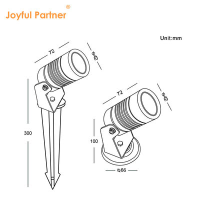 Moderne Outdoor 6W COB LED Boden Garten Spot Lampe DC12V/DC24V Landschafts Spike Licht
