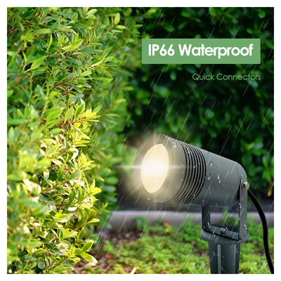 IP65 LED Landschaftslicht 10W 2700k 3000k Architekturlampe Fecade Gartenbeleuchtung mit Basis oder Spitze