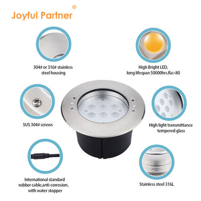 Neue Ankunft IP68 Wasserdicht Edelstahl 316L Unterwasserlampen 6W Weiß LED Unterwasserlampe