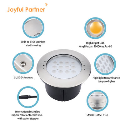 Neueste Fabrik Direkt IP68 wasserdicht 316 Edelstahl Unterwasserlampen Poollicht 20W/40W LED Teichlicht