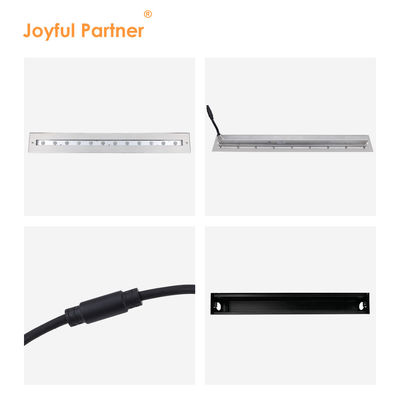 Unterwasser-Linearlicht Rechteckform mit asymmetrischem Strahl IP68 SS316L Material