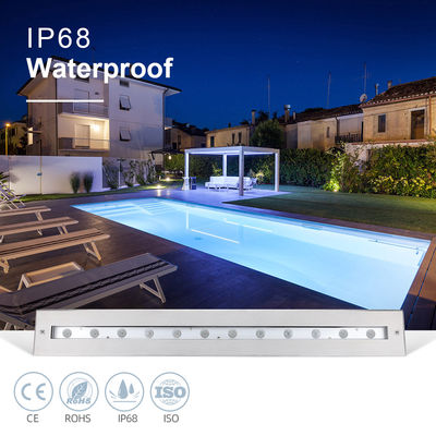 Hochwertiges Rechteck helles asymmetrisches Licht IP68 SS316L Unterwasserlicht