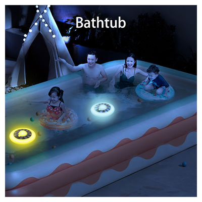 RGB-Atmosphäre Aufblasbare Garten-Grasfläche Außen LED-Solar-Schwimmbad-Licht