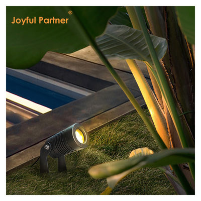 Außenbeleuchtung kleiner LED-Gartenscheinwerfer mit Spitze oder Aluminium-Basis