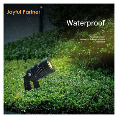 Außenbeleuchtung kleiner LED-Gartenscheinwerfer mit Spitze oder Aluminium-Basis