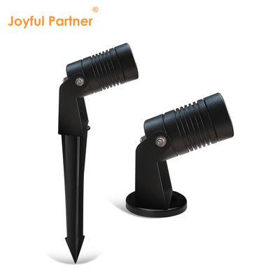 Außenbeleuchtung kleiner LED-Gartenscheinwerfer mit Spitze oder Aluminium-Basis