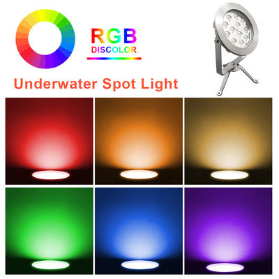 RGB LED Unterwasserleuchten 12x3W RGB 3in1 Outdoor Wasserdicht Edelstahl 304 Mit Mindestbestellmenge