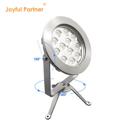 2024 Neueste 12x4W RGBW 3in1 48W DMX Steuerung Edelstahl IP68 12V Tauchleuchten