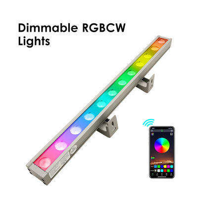 Einfache Installation Verstellbarer Halter Fernbedienung Außen LED Wandwaschleuchten mit Industriebeleuchtung