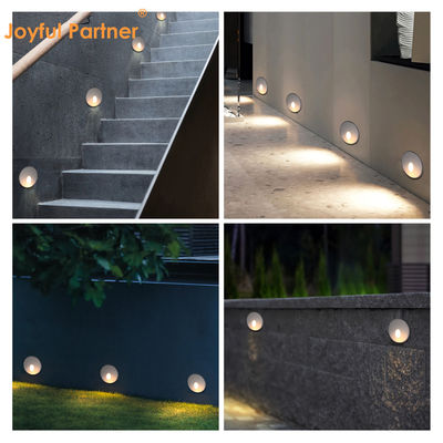 2W LED-Rückstandslicht DC24V Schrittlicht Warmweiß IP65 Wasserdicht Wandlicht Treppe mit Kunststoffmontage