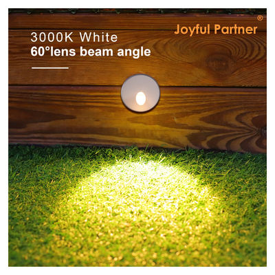 2W LED-Rückstandslicht DC24V Schrittlicht Warmweiß IP65 Wasserdicht Wandlicht Treppe mit Kunststoffmontage