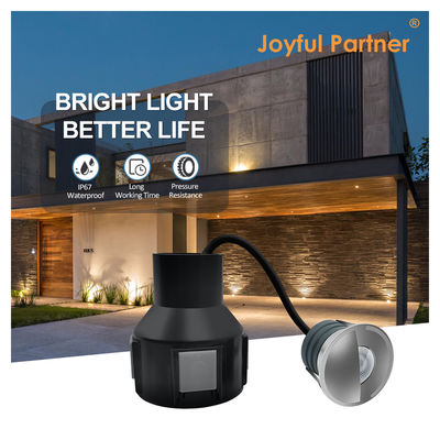 LED Untergrundleuchten 1W 2W DC12/24V IP67 Aluminiumgehäuse Edelstahl-Frontabdeckung Harz gefüllt