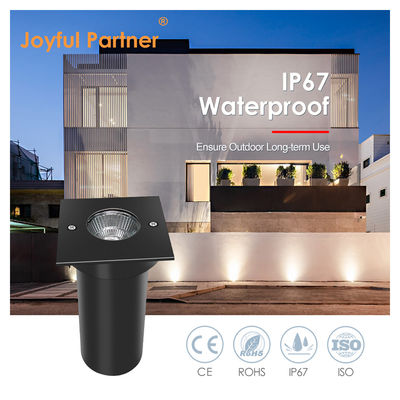 DC AC COB Led Aluminium Quadratform 304ss Frontdeckel LED Bodenlicht für den Garten