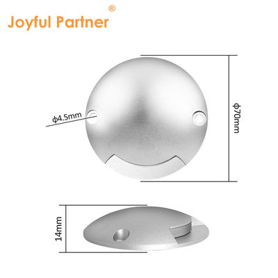 LED-Treppenleuchte mit eingebetteter Leuchte Anti-UV-Anodisierte DC12V SMD2835 LED1W Moderne Außen-Innenleuchten