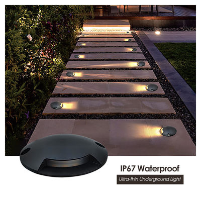 Einseitige Ansicht Vergrabene Mini-LED Ultra-dünne Untergrundleuchte IP67 Wasserdicht für den Weg