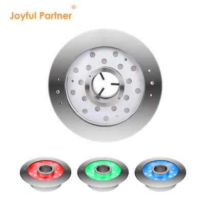 Freudiger Partner 6W 9W 12W 18W 24V DMX Steuerung Edelstahl IP68 Unterwasser-RGB Brunnenleuchten