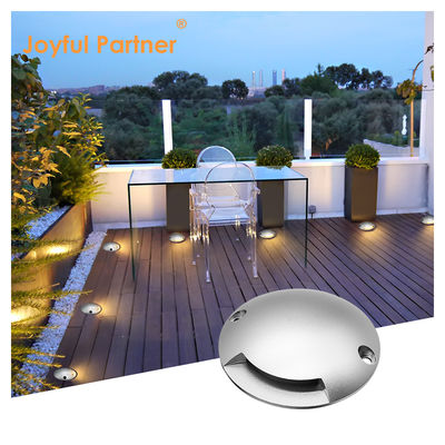 1W eingebettete Korridor-Schrittlicht Ultra Dünn DIA70mm DC 24V 3000k Warm Weiß Für Außenbeleuchtung
