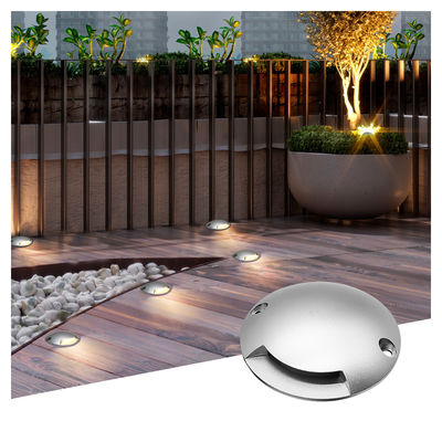 1W eingebettete Korridor-Schrittlicht Ultra Dünn DIA70mm DC 24V 3000k Warm Weiß Für Außenbeleuchtung