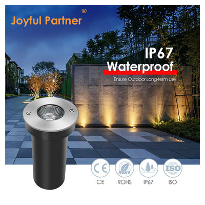 Gartenuntergrundlicht IP65 Wasserdicht Aluminium AC100-240V COB LED 6W Mit Montagebox