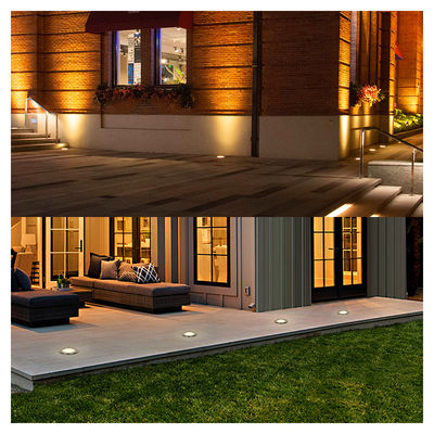 Gartenuntergrundlicht IP65 Wasserdicht Aluminium AC100-240V COB LED 6W Mit Montagebox