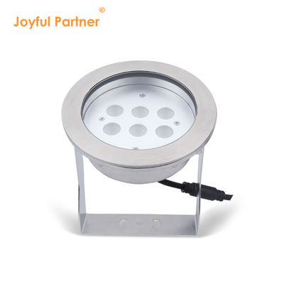 Unterwasser-LED-Spiegellicht aus Edelstahl 316L 24W RGBW 4in1 IP68 wasserdicht DC 24v Hohe Helligkeit