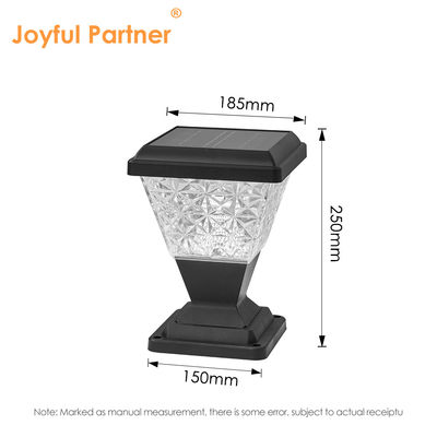 Außen-Solarkolonnen-Kopflichter IP65 Wasserdicht 2835 SMD LED 150lm/w Anti UV PC Gehäuse