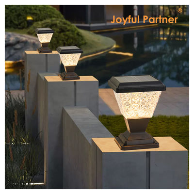 Außen-Solarkolonnen-Kopflichter IP65 Wasserdicht 2835 SMD LED 150lm/w Anti UV PC Gehäuse