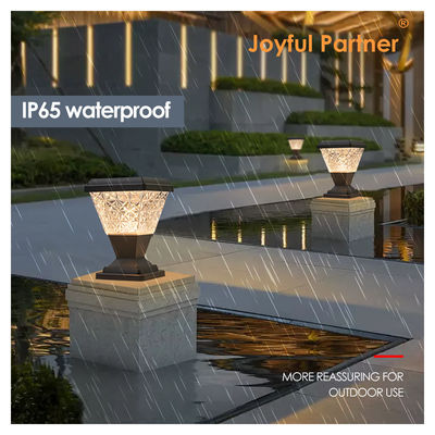 Außen-Solarkolonnen-Kopflichter IP65 Wasserdicht 2835 SMD LED 150lm/w Anti UV PC Gehäuse