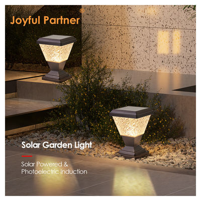 Außen-Solarkolonnen-Kopflichter IP65 Wasserdicht 2835 SMD LED 150lm/w Anti UV PC Gehäuse