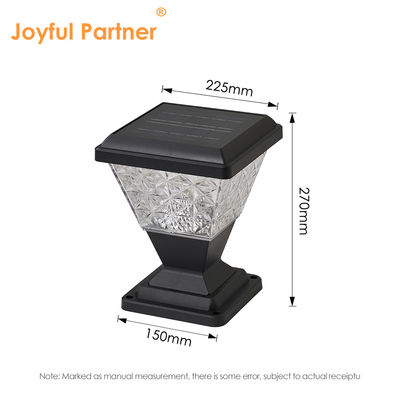 Garten-Tor-Licht Solarbetrieben 124 Stück SMD 2835 LED 150 Lm/W 5W Sloar-Panels mit PC-Lampenschirm