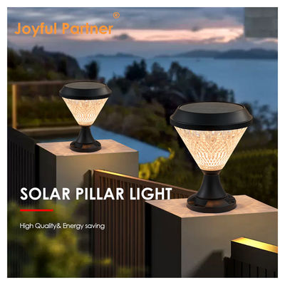 Solar-Bollard-Leuchten ABS-Material Polykristalline Sloar-Panels Epistar SMD DIA245mm IP65 APP Steuerung Wasserdicht