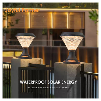 Solar-Bollard-Leuchten ABS-Material Polykristalline Sloar-Panels Epistar SMD DIA245mm IP65 APP Steuerung Wasserdicht