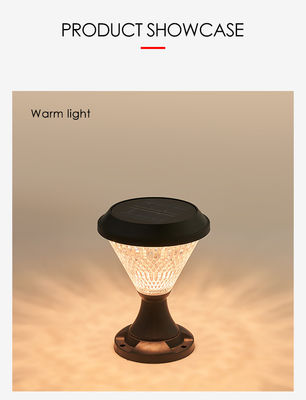 Solarenergie für den Garten Outdoor-Licht ABS-Material Epistar SMD DIA 245mm IP65 APP kontrolliert Europäischer Stil