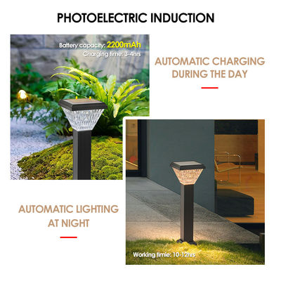 Aufladbare Gartenleuchte 2835 SMD LED Epistar 185mm mit 3,7V Polykristallinen Sloar-Panels