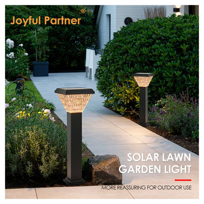 Neue Ankunft Solar-Garten-Rasenleuchten 3000K/4000K Aluminium-Lampe Körpermaterial DC3.7V Farbwechsel