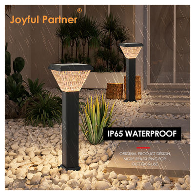 Neue Ankunft Solar-Garten-Rasenleuchten 3000K/4000K Aluminium-Lampe Körpermaterial DC3.7V Farbwechsel