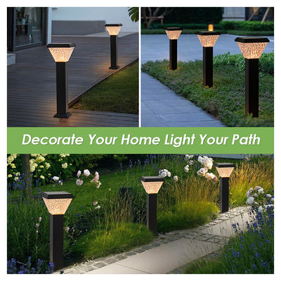 Außen LED Solar Lawn Light Großkapazität Batterie ABS Aluminium Material RGB Farbe geeignet für Innenhof Parks