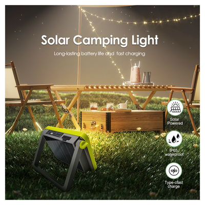 Wiederaufladbare Camping Laterne Super Bright SMD 5054 LED Typ-C Ladestation für Notfälle im Freien