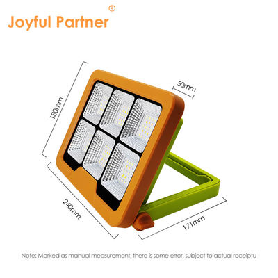 Portable Led Work Solarlicht 7200mAh Akku wiederaufladbar 5054 Epistar Led IP65 wasserdicht mit schrittloser Helligkeit
