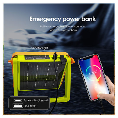 IP65 Wasserdichtes LED Solararbeitslicht 5054 Epistar LED 1000LM mit 7500mAh Akku