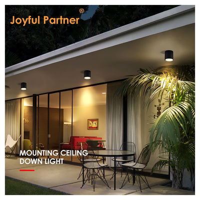 Spot-Garden-LED-Deckenlicht Oberfläche montiert zylindrische Aluminium 220V 8W 3000K Warm Weiß