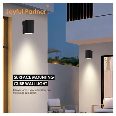 Außenwandleuchten LED-Anti-Rost Aluminium IP65 6000K Schwarz-Weiß Gehäuse Farbe OEM-Design
