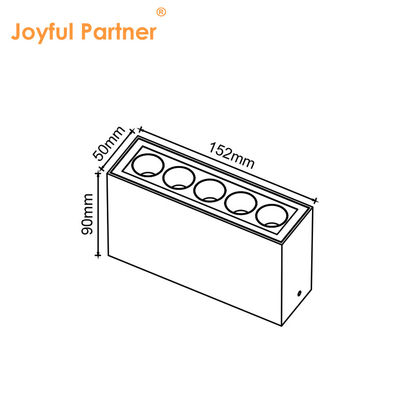 Neues Design Lineare Beleuchtung Niederspannung DC 24V Led Light 2700k 3000k 4000k CE/RoHS 5*2W LED SMD Gehärtetes Glas
