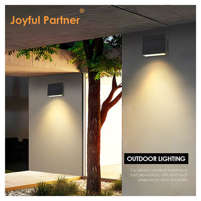 Auf und Ab Beleuchtung Moderne LED Wandmontierte Garten Innenhof Leuchten 10W Schwarz Weiß Gehäuse Farbe wasserdicht IP65