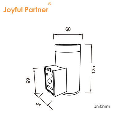 Moderne Anpassung Innenhof IP65 Wasserdicht Garten Dekor 6W Außen Led Wandlicht