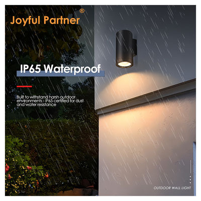 Außenwand- und Außenwandlampe aus extrudierter Aluminiumlegierung 3000-6000K 18W 24W Außenwandlampe Cob LED Schwarz Gehäusefarbe