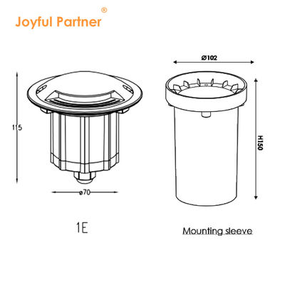 Eingebaute wasserdichte IP67 CE ROHS-Zertifizierung Dimmbare Quadrat-Antrieb über Lichter für den Weg