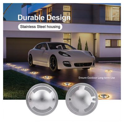 IP67 Ultra-dünne eingebettete Inground-Uplight 12V 24V wasserdichte Deckleuchte eingebettete Bodenlampe